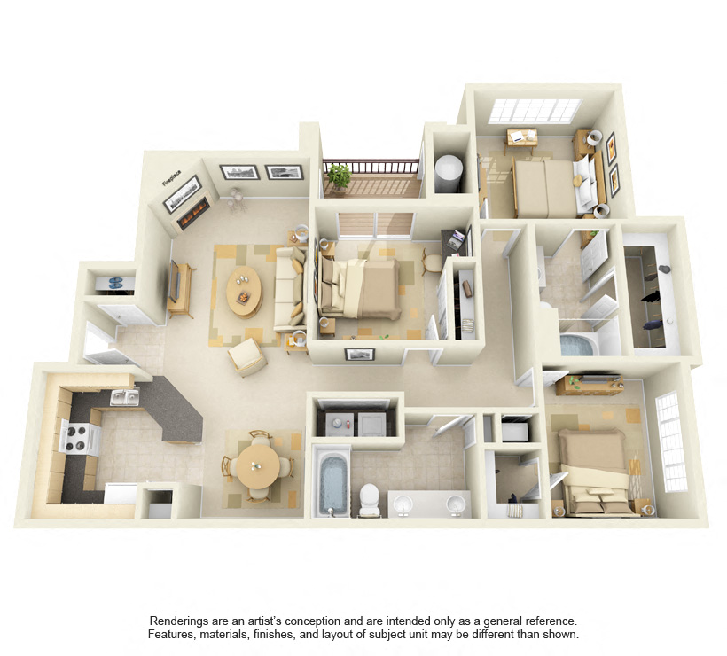 C1 - Vail floor plan